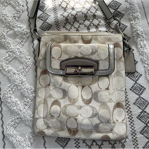 Coach cross body bag, circa the 2010s. Hardly every used